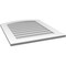 Ekena Millwork Arch Top Surface Mount PVC Gable Vent: Functional, w/ 3-1/2"W x 1"P Standard Frame, 26"W x 32"H GVPAR26X3201SF - alternate 5